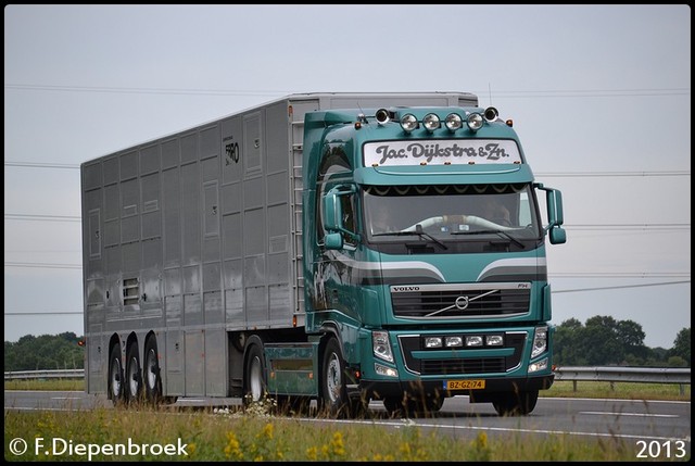 BZ-GZ-74 Volvo FH Jac Dijkstra-BorderMaker Uittoch TF 2013