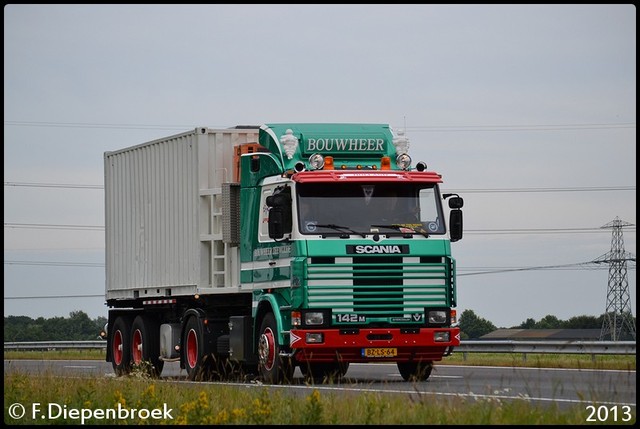 BZ-LS-64 Scania 142H Bouwheer Zeewolde-BorderMaker Uittoch TF 2013