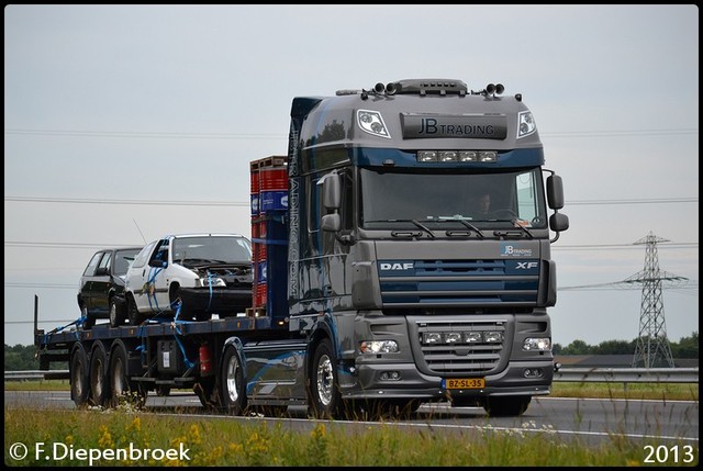 BZ-SL-35 DAF XF 105 JB Trading-BorderMaker Uittoch TF 2013