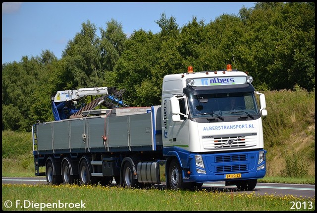 BX-NG-23 Volvo FH Albers-BorderMaker Rijdende auto's