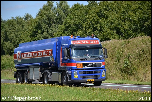 BX-NP-71 Volvo FM van den Belt-BorderMaker Rijdende auto's