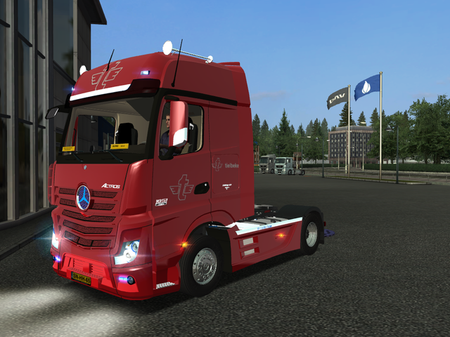 gts Mercedes Actros MP4 + SchwarzmÃ¼ller TIELBEKE  GTS COMBO'S