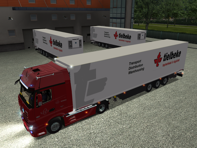 gts Mercedes Actros MP4 + SchwarzmÃ¼ller TIELBEKE  GTS COMBO'S