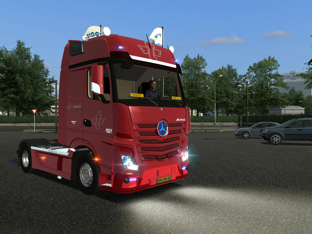 gts Mercedes Actros MP4 + SchwarzmÃ¼ller TIELBEKE  GTS COMBO'S