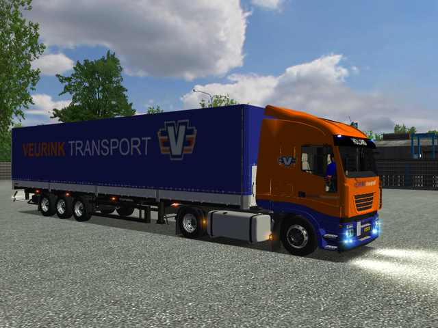 ets Iveco Stralis + Krone SN24 trailer VEURINK Har ETS COMBO'S