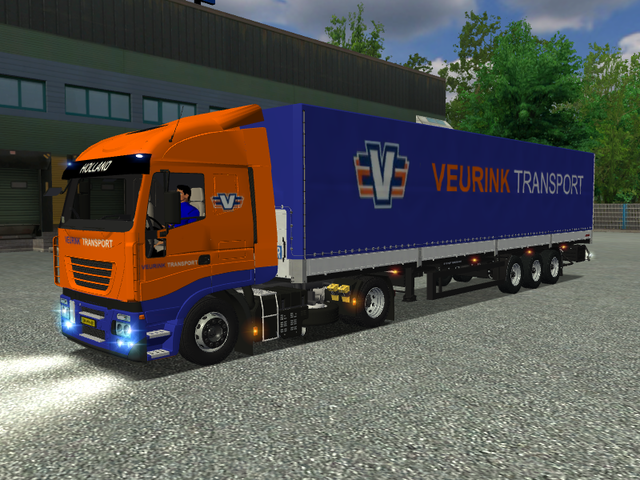 ets Iveco Stralis + Krone SN24 trailer VEURINK Har ETS COMBO'S