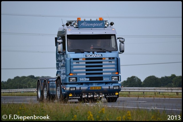 BD-NH-63 Scania 143M 450 Alsemgeest-BorderMaker Uittoch TF 2013