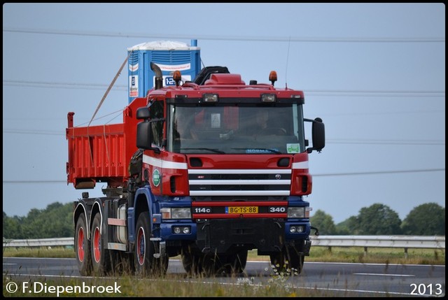 BG-TS-88 Scania 114C 340 De Groot-BorderMaker Uittoch TF 2013