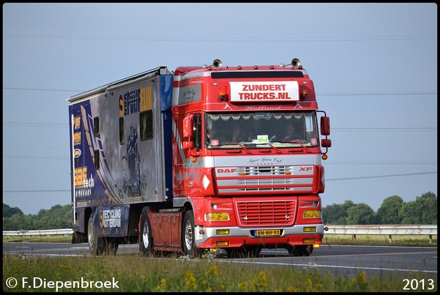 BN-NH-93 DAF XF Zundert Trucks-BorderMaker Uittoch TF 2013