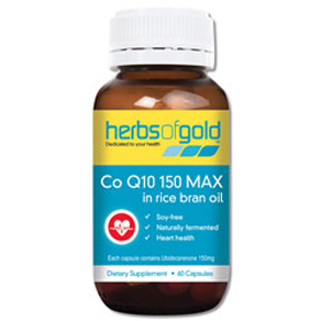 Herbs of Gold CoQ10 - 30 caps Nourishing Hub