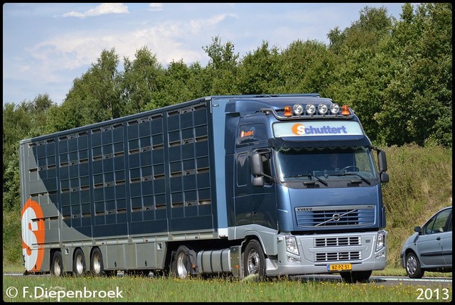 BZ-PZ-51 Volvo FH Schuttert-BorderMaker Rijdende auto's