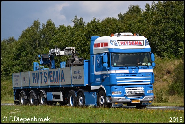 BT-FF-79 DAF XF 105 Ritsema-BorderMaker Rijdende auto's