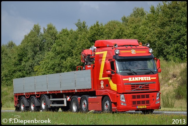 BV-TR-81 Volvo FH Kamphuis-BorderMaker Rijdende auto's