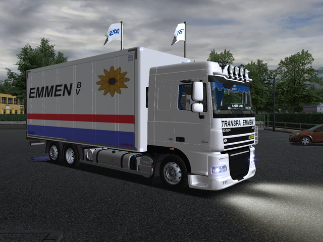 gts Daf XF95 6x2 BDF + Schmitz tandem Transpa Emme GTS COMBO'S