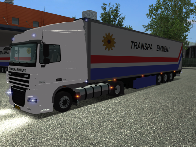 gts Daf XF95 + Krone cooliner Transpa Emmen verv d GTS COMBO'S