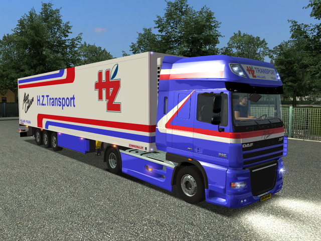 gts Daf XF 105.510 + SchwarzmÃ¼ller H.Z GTS COMBO'S