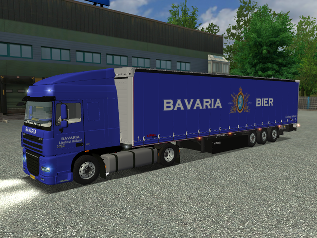 ets Daf XF 95 + Kogel Bavaria verv mb B reefer 3 ETS COMBO'S