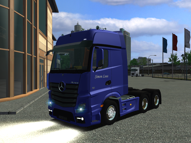 ets Mercedes Actros MP4 6x4 + Chereau Simon Loos B ETS COMBO'S