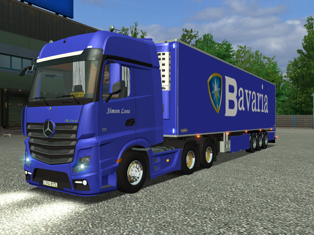 ets Mercedes Actros MP4 6x4 + Chereau Simon Loos B ETS COMBO'S