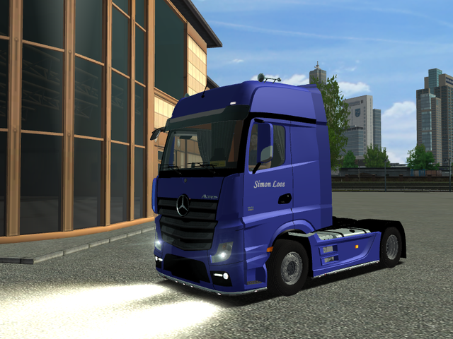 ets Mercedes Actros MP4 4x2 + Chereau Simon Loos B ETS COMBO'S