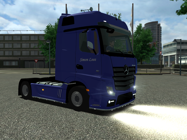 ets Mercedes Actros MP4 4x2 + Chereau Simon Loos B ETS COMBO'S