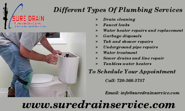 Different Types of Plumbing services Picture Box