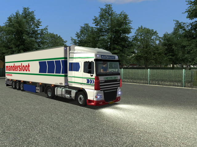 gts Daf XF + Chereau Technogram Mandersloot Scherp GTS COMBO'S