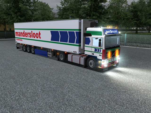 gts Volvo F12 + Chereau Technogram Mandersloot Sch GTS COMBO'S