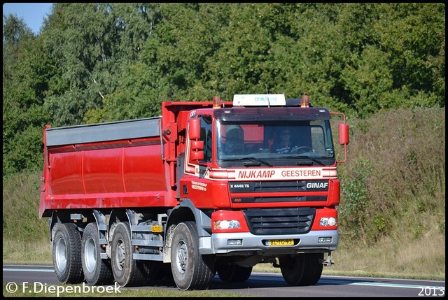 BL-TG-93 Ginaf X4446TS Nijkamp OV-BorderMaker Rijdende auto's