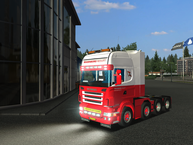 gts Scania R500 8x4 + Dieplader dubbeltank Wagenbo GTS COMBO'S