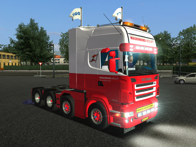 gts Scania R500 8x4 + Dieplader dubbeltank Wagenbo GTS COMBO'S