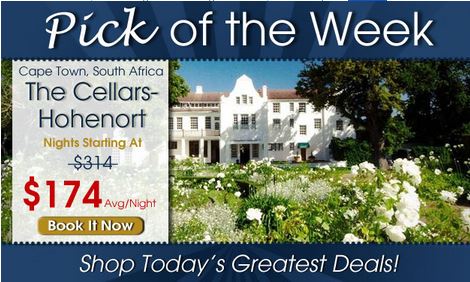 Cape TOwn with Banner Pick of the week