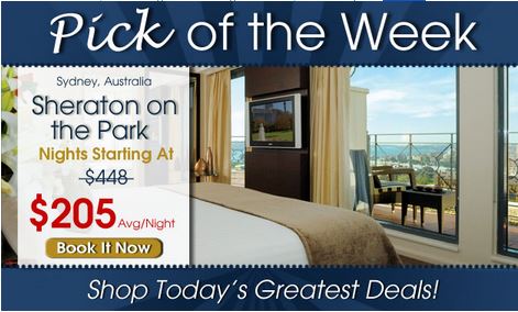 Sheraton Sydney with Banner Pick of the week