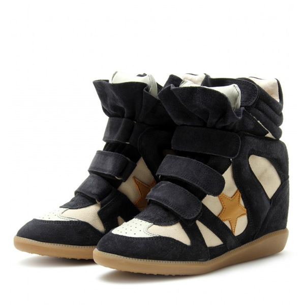 ISABEL-MARANT-Bayley-Black-Sneakers-Suede-Canvas-H jimayfield's shoes
