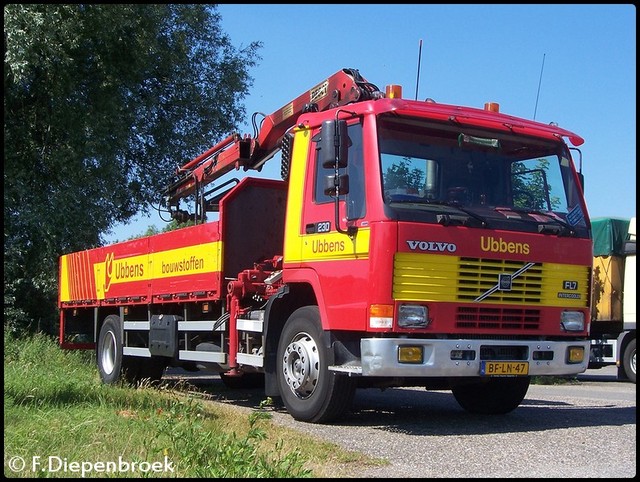 BF-LN-47 Volvo FL7 Ubbens Bouwstoffen-BorderMaker Ubbens