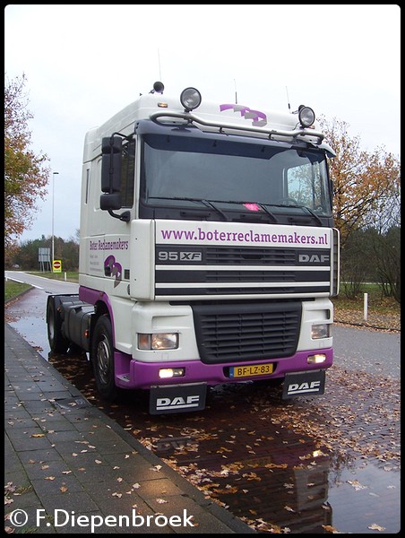 BF-LZ-83 Daf XF SC Boter reclame's-BorderMaker condities