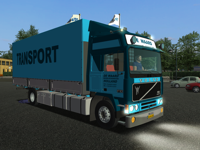 gts Volvo F10 BDF + tandem DE WAARD verv volvo B r GTS COMBO'S