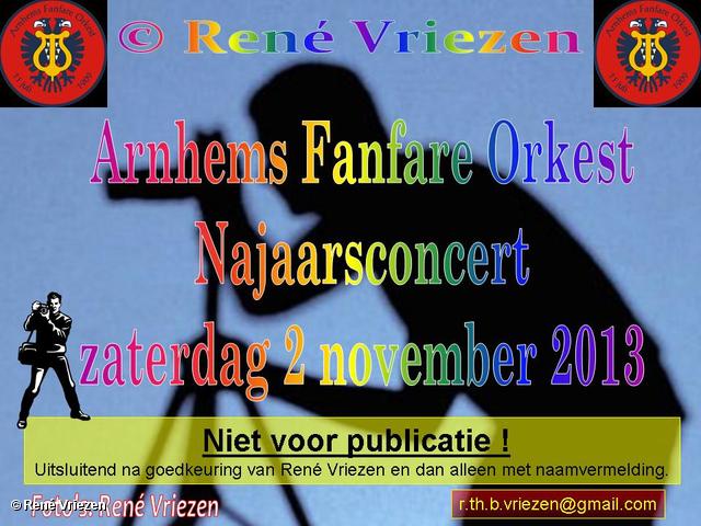 R.Th.B.Vriezen 2013 11 02 0000 Arnhems Fanfare Orkest Jaarconcert K13 Velp zaterdag 2 november 2013