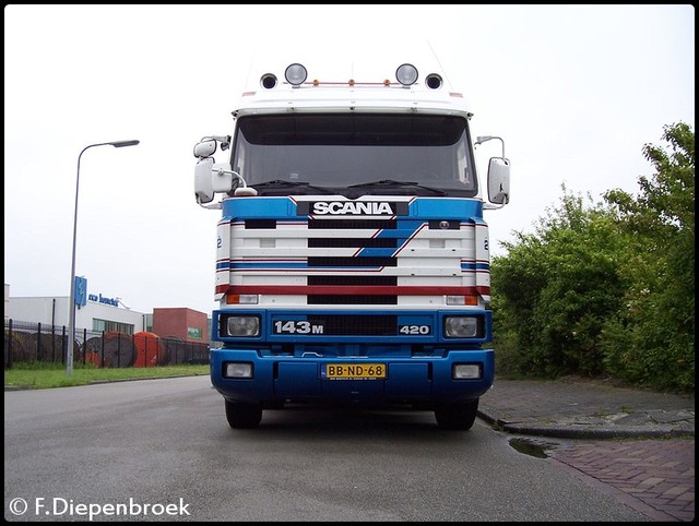 BB-ND-68 Scania 143 420 L.Vos4-BorderMaker oude foto's