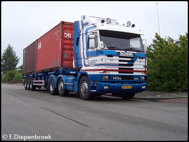 BB-ND-68 Scania 143 420 L.Vos-BorderMaker oude foto's