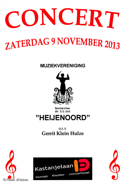 R.Th.B.Vriezen 2013 11 09 0001 Muziekvereniging HEIJENOORD Concert K13 Velp zaterdag 9 november 2013