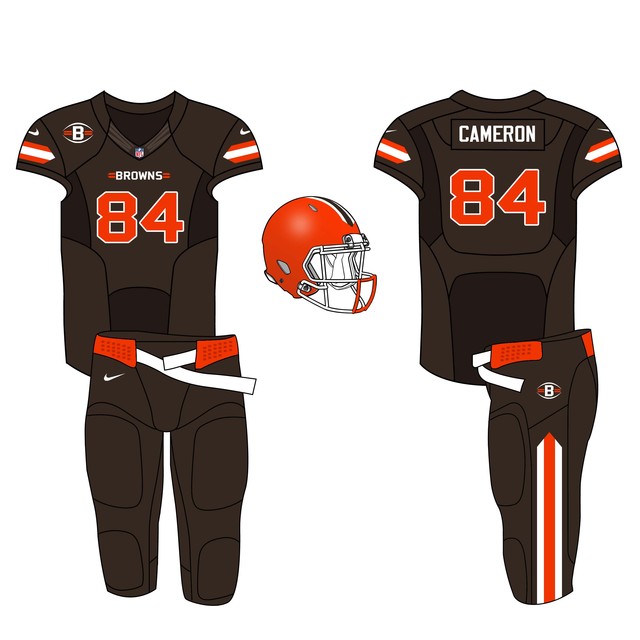 Home - Brown top, Brown bottom Cleveland Browns Uniform Update