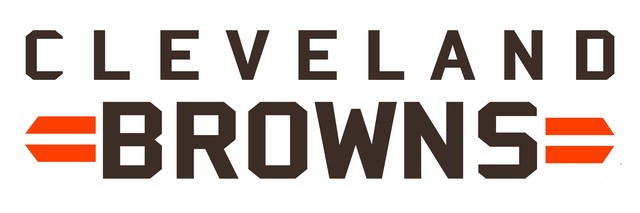 text logo Cleveland Browns Uniform Update