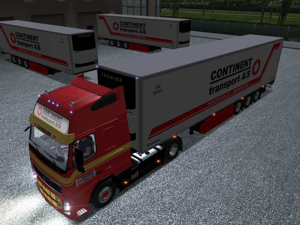 gts Volvo Fh16 440 + Krone cooliner Continent Tran - GTS COMBO'S