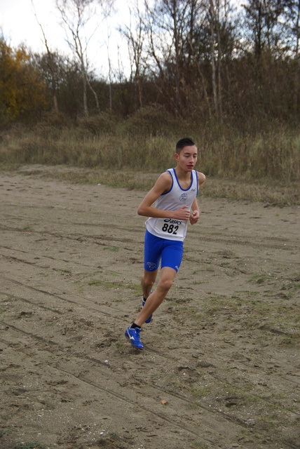 DSC09449 Kruiningergors Cross Jeugd 01 dec 2013