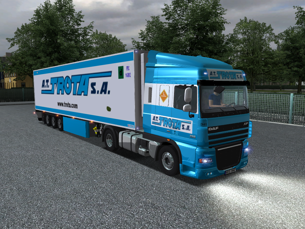 gts Daf XF 105 + Lamberet Futura SR2 TROTA SA (E)  - GTS COMBO'S