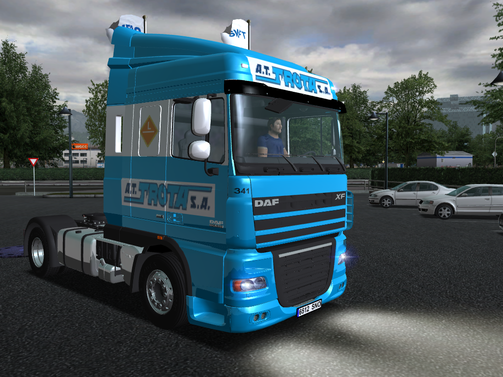 gts Daf XF 105 + Lamberet Futura SR2 TROTA SA (E)  - GTS COMBO'S