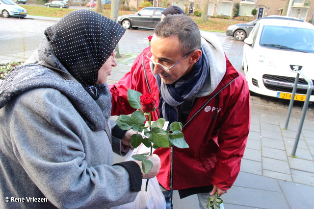 R.Th.B.Vriezen 2013 11 30 8669 PvdA Arnhem Canvassen Presikhaaf 3 Arnhem zaterdag 30 november 2013