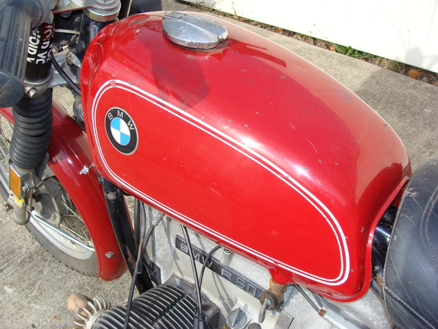 4920037 '76 R60-6, RED. PROJECT BIKE 005 p-4920037 '76 R60/6, Red. Non-Running "Project Bike"