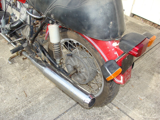 4920037 '76 R60-6, RED. PROJECT BIKE 009 p-4920037 '76 R60/6, Red. Non-Running "Project Bike"
